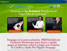 Tablet Screenshot of neopago.com